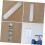4pcs Aluminum Sock Board DIY Sock Making Tool Plank for Heat Press Transfer for Craft Projects 3