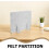 4pcs Screen Felt Partition Freestanding Desk Divider for Library Study Table Workstation Classroom Privacy 8