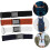 Lot de 4 ceintures élastiques extensibles pour garçons, confortables et de couleur blanche. 8