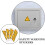4Pcs High Voltage Warning Stickers Electric Shock Hazard Signs Self Adhesive Electrical Panel Labels 4