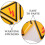 4Pcs High Voltage Warning Stickers Electric Shock Hazard Signs Self Adhesive Electrical Panel Labels 6