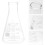 Thickened Borosilicate Glass Laboratory Flasks 4Pcs 250Ml Conical Flat Bottom 7