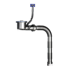 Spacious Single BowlSteel Sink Smooth Odor Proof Drain Suitable