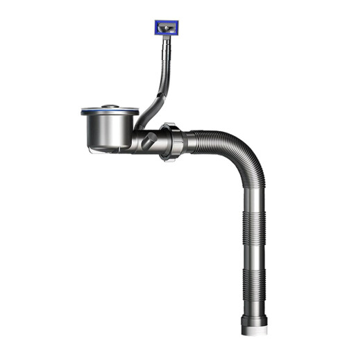 Spacious Single BowlSteel Sink Smooth Odor Proof Drain Suitable