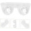 8pcs Box Caster Caster Wheel Adhesive Box Moving Wheel White Abs Self Adhesive Does 5