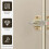 4 Sets Dining Table Locks Latches Hardware Golden Satin Finish Anti-Rust Galvanized Iron Connectors 5