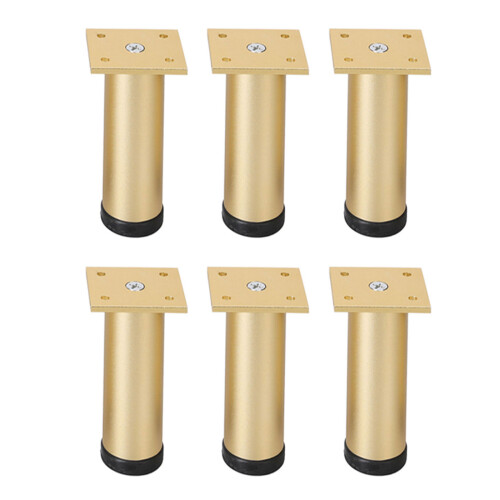 Pieds de support de meubles durables avec base antidérapante,-Or