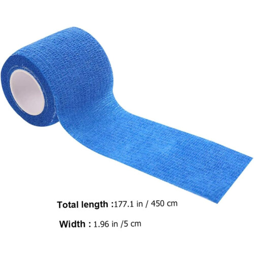 6pcs Self-adhesive Elastic Wrap Bandages for Compression Adherent Strapping Tape for First Aid 1