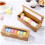 50pcs Kraft Small Cake Boxes Display Window for Macaron Storage and Pastry Packaging 6