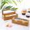 50pcs Kraft Small Cake Boxes Display Window for Macaron Storage and Pastry Packaging 8