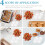 8pcs Dog Bone Cookie Molds Baking Cookie Cutters Plastic Lightweight Portable Design White 5