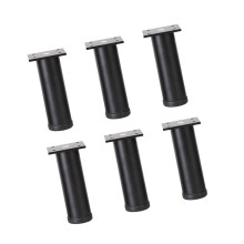Telescopic Adjustable Bed Beam Support Foot Reinforced-Black
