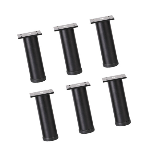 Telescopic Adjustable Bed Beam Support Foot Reinforced-Black