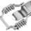 Iron Spring Loaded Toggle Latch Clamps Sturdy Metal Hasps 4pcs Heavy Duty Double Spring Design Versatile Use 3