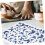 Ceramic Pottery Decals Underglaze Transfer Paper 4 Sheets Traditional Chinese Blue Floral Patterns 4