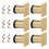 6 lots de pieds de Support de cadre de lit en alliage-Or 1