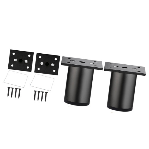 Pieds de Table, d'armoire, de canapé, de-6 cm sable noir