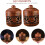 4 stuks houten geurbolletjes, decoratieve diffusers en hangers 3