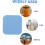 4pcs Jar Opener Pad Cup Pads Rubber Non-Skid Design Multi-Function Lightweight 3