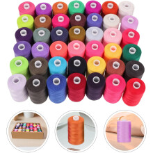 Bobine de ață de cusut din poliester, yarzi, pentru cusut manual la mașină, meșteșuguri DIY, matlasare