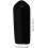 50pcs Black Headset Mic Protective Covers Rubber Windscreen Sleeves for 0.5cm Diameter Microphones 2
