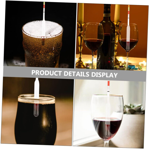 4pcs Three-Range Maple Syrup Hydrometer Beer Wine Spirits Scale Hydrometer 2