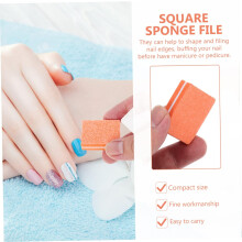 Arquivos de esponja quadrada mini 50pcs para ferramentas de polimento de unhas de manicure para uso do salão doméstico