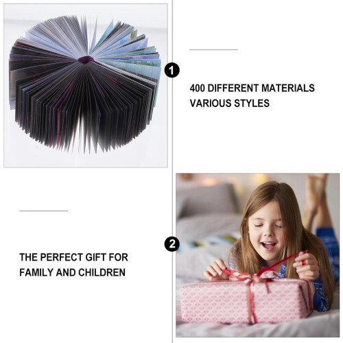 Υλικό DIY για Scrapbooking, Διακοσμητικό Χαρτί Vintage Στυλ, 400 Φύλλα/Βιβλίο 2