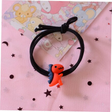 20 pezzi Accessori per capelli da bambina Anello per capelli a forma di dinosauro Fascia elastica per capelli per bambine Colore casuale