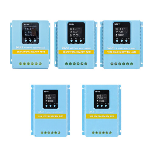 Régulateur de batterie de Charge solaire automatique Double-150A 2