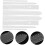 8 PCs Acrílico Relógio Strap Stencil para Artesanato de couro DIY com Design robusto e fácil de usar 3