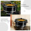 4pcs Lid Securing Strap for Slow Cooker Black Nbr Material Classic Design Stylish 3