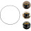4pcs Lid Securing Strap for Slow Cooker Black Nbr Material Classic Design Stylish 7