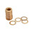 50 st. plattbrickor innerdiameter rostfritt stål gitarrbrickor för instrumentdelar jack socket muttrar set 5