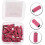 50pcs Manicure Nail Sanding Bands 3.1mm Mini Sanding Rings 6