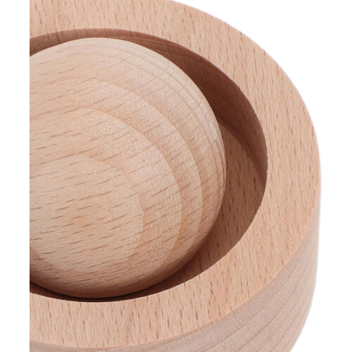 4 Stück Mini-Öldiffusorkugeln aus Buchenholz 2