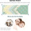 8 folhas de algodão material de patchwork de algodão suave, impressão floral, fácil de cortar 2