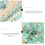 8 folhas de algodão material de patchwork de algodão suave, impressão floral, fácil de cortar 7