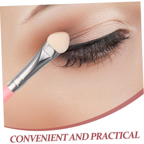 4pcs Eyeshadow Brush Eyeshadow Applicators for Eye Makeup Including Brush Sponge 2