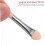 4pcs Eyeshadow Brush Eyeshadow Applicators for Eye Makeup Including Brush Sponge 7