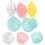 4pcs Beauty Egg Storage Box Makeup Sponge Box Makeup Accessories Organizer 5