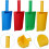 4 stk. 200 ml vannsprayflaskesett, påfyllbare plastsprayflasker 5