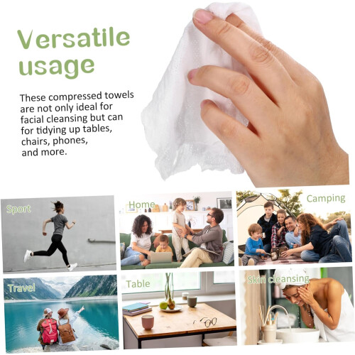 400pcs Compressed Face Towels Disposable 2