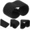 8Pcs Elastic Belt Loop Holders Black Waist Belt Fixing Hoops Multi-Purpose Strap Keepers 8