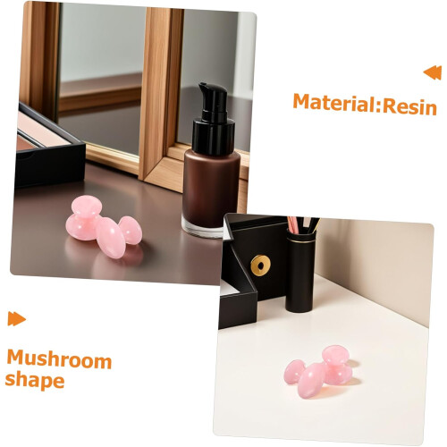 4pcs Mushroom Gua Sha Massage Stones Rollers Facial Massager Tools 2