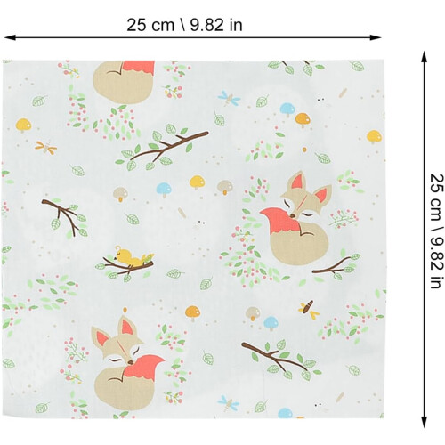 8 Pieces Cotton DIY Patchwork Fabric Squares Set, Printed Sewing Craft Cloth 1