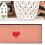8pcs Red Heart Shape Ceramic Drawer Knobs with Screws, Cute Dresser Handles 5