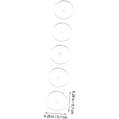 50 pezzi di cuscinetti di supporto piatti in silicone morbido per orecchini, ideali per piercing. 1