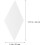 400 Pcs Patchwork Quilt Template Set – Rhombus Paper Piecing Patterns for Quilting Sewing 2