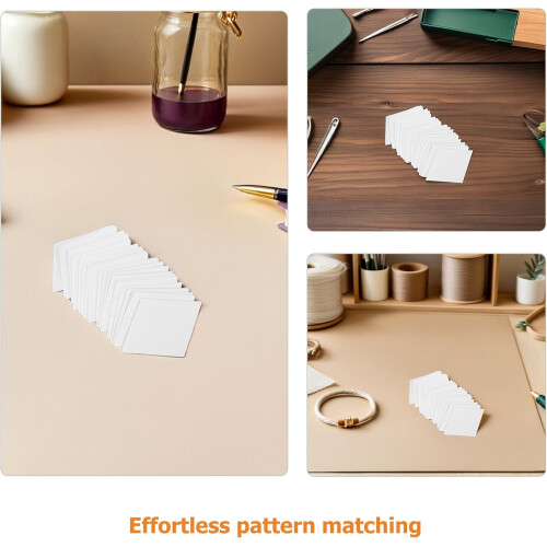 Set di 400 modelli per patchwork e trapunte – Modelli di carta a rombo per quilting e cucito 2